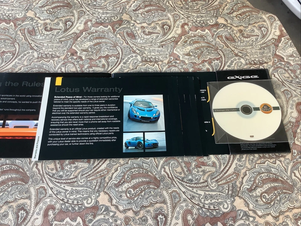 LOTUS EXIGE        BROCHURE di Presentazione - Immagine 4 di 4