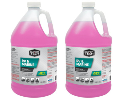 (2 pack) Super Tech RV and Marine Antifreeze - 1 Gallon ( Free Shipping ) 128fl