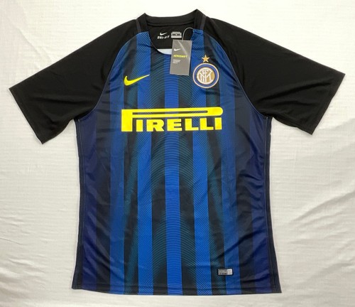 Nike Inter Mailand 2016 2017 ICARDI #9 Heim Trikot Fußball Soccer Shirt Gr. XL NEU - Bild 2 von 24