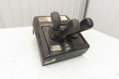 Hyster E60XM2-33 Forklift Sideshift 3 Lever Controls And Model Label