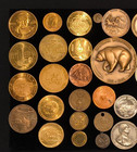 HUGE! 45 pc Lot Tokens & Medallions | Various Designs — photo 2