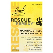 Bach Original Flower Remedies Rescue Remedy Pet 0 35 fl oz 10 ml Alcohol-Free