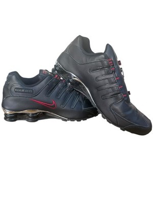 Nike Shox NZ EU Schwarz/Rot/Silber Y2K Herren UK10 SELTEN (325201-019)