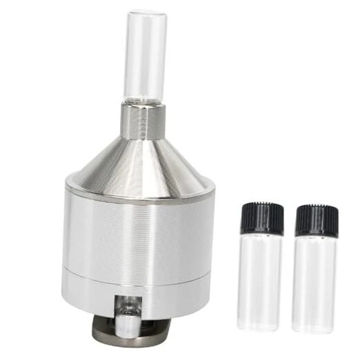 Grinder【Superfine Grinding】aluminum alloy Pepper Grinder Set, Silver 2.2 inch