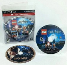 LEGO Harry Potter: Years 1-4 Blu-Ray & Movie DVD Combo rare PlayStation 3 PS3
