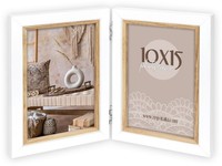 Ayas Holz-Doppelrahmen 2 Fotos 15X20 Cm Hochformat