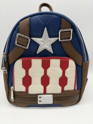 Disney Parks Marvel Captain America Loungefly Mini Backpack