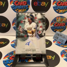 2024 Topps Esteury Ruiz 20/25 Oakland Athletics Stars Autograph Card
