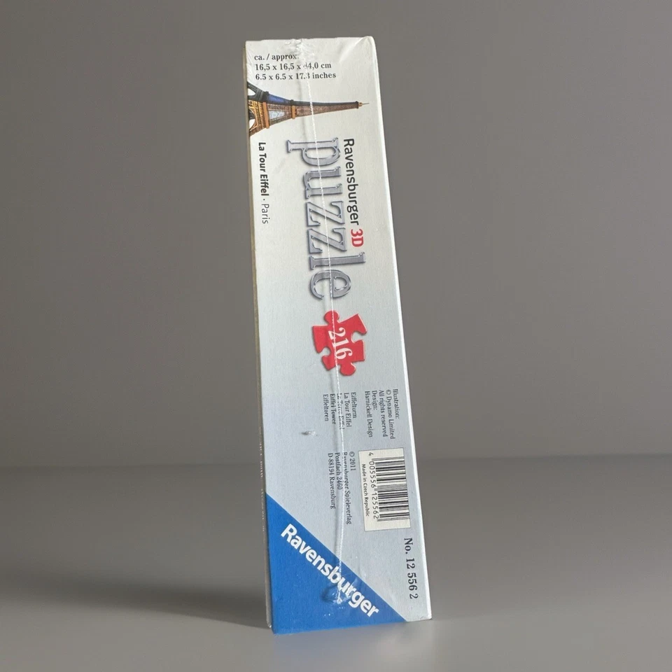 Rompecabezas 3D Ravensburger La Tour Eiffel Paris 216 piezas con bisagras fácil clic Foto 3 de 4