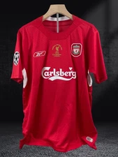 Liverpool 2005-2006 UEFA Champions League Home Jersey - Gerrard #8