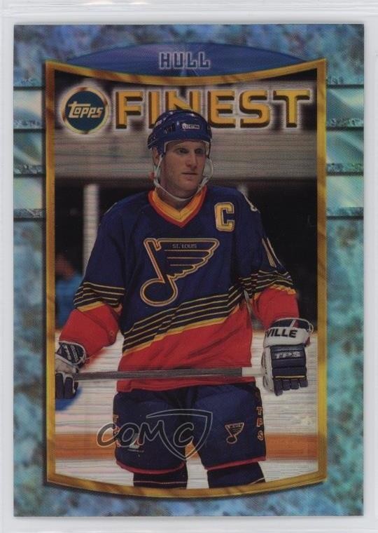 1994-95 Topps Finest Refractor Brett Hull #42 HOF 6m1