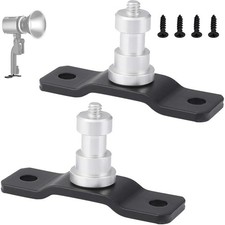 2 PCS TType Wall Ceiling Mount Light Stand 5/8 Stud 1/4 Thread Anchor
