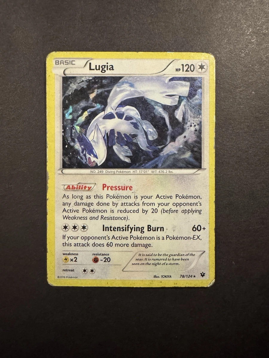 Lugia Pokémon TCG Rare XY Individual Collectible Card Game Cards