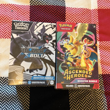 Pokémon TCG Scarlet & Violet Black Bolt + Ascended Heroes Booster Bundles (12)