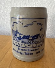 Alter Bierkrug Klosterbrauerei Kreuzberg Rh&ouml;n 0,5l SEHR GUTER ZUSTAND - RAR
