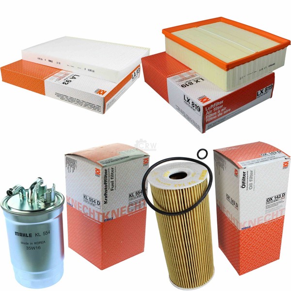 Mahle Kraftstofffilter KL 554D Innenraum LA 93 Luft LX 819 ÖLfilter OX 143D-image