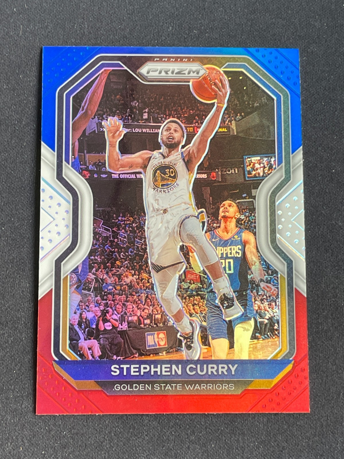 Stephen Curry 2020-21 Panini Prizm Red White Blue Prizm #159