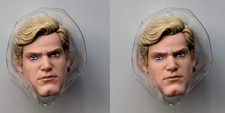 2x Marvel Legends Captain America Unmasked STEVE ROGERS HEAD  20th Anniversary