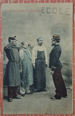 PATRIOTISCHE POSTKARTE - L KÜCHENINSPEKTION - ROYER