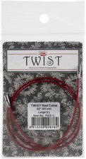 ChiaoGoo TWIST Red Lace Interchangeable Cables 22"-Large