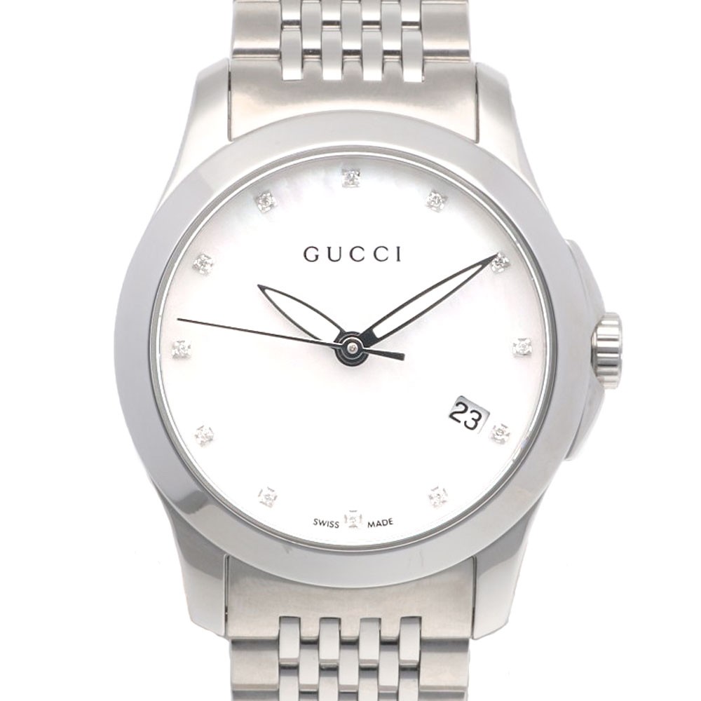 Save 12% on Gucci G Timeless Stainless Steel Quartz Watch 126.5