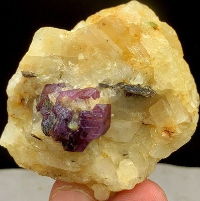 91 Grams Natural Terminated Pigeon Blood Pink Ruby On Matrix From Jagdalek Afg