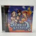 Skies of Arcadia Sega Dreamcast 2000 2 Disc Set CIB Manual Tested NM Fast Ship!