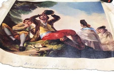 The Drinker (El Bebedor) by Francisco Goya Oil Hand Painting 18 X 18" Vintage