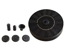 Heissner Solarinsel SPF 110-00 mit 7 verschiedenen Wasserspielen Zubehör