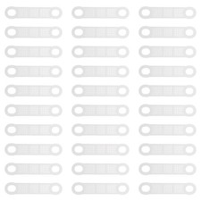 50 Pcs Silicone Clear Non Adhesive Tape Hanger Grip Strips for Closet