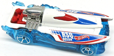 #ad #ad Hot Wheels 2011 Mad Splash Boat HW Rescue RSQ Ocean Red White amp; Blue 1:64 Mattel $14.95