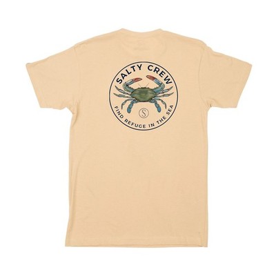 Salty Crew ''Blue Crabber'' Short Sleeve Tee (Camel) T-Shirt