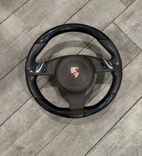Porsche Cayenne Turbo 958 Steering Wheel Umberumbra With Carbon Fiber Porsche Cayenne Turbo 958 Steering Wheel Umberumbra With Carbon Fiber