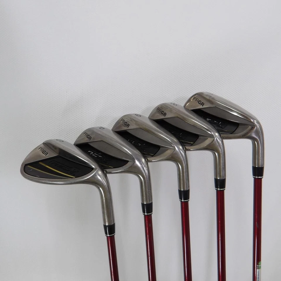 PRGR Iron Set RED Titanium Face(2016) Ladies RED(2016 IR) 5 pieces - Image 2 of 4