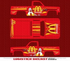 UNIVERSAL Water Slide Decals FOR HOT WHEELS '83 Chevy Silverado a1