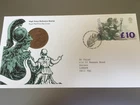 GB STAMPS RARE FIRST DAY COVER 1993 £10 BRITANNIA EDINBURGH