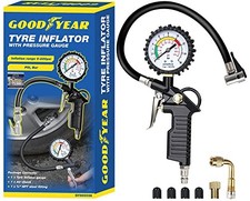 Goodyear 2 in 1 Tyre Inflator and Pressure Gauge Gun For Use with Air Compressor