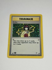 Pokémon TCG Erika 16/132 1st Edition Gym Heroes Trainer Holo Rare 2000 LP/MP on eBay