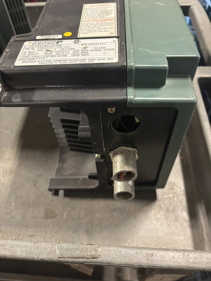 Reliance Electric 2GC21001 1HP AC Drive 200-230Vac 3Ph USED - Image 3 of 3