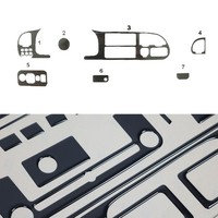 Innenraum Dekor Cockpit FüR Ford Transit 1997-2000 Piano Schwarz Optik 8Tlg