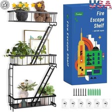 Wall Mounted Floating Shelf Metal Storage Heavy Duty Space Saving New