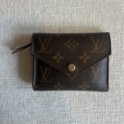 Louis Vuitton Victorine Monogram Brown Tri-Fold Women's Wallet