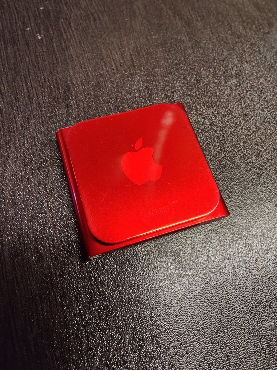 Apple IPOD NANO 6th Gen Product Red (16GB) MC526LL/A - A1366 Works
