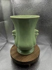 McCoy Art Pottery Vase #282 8 x 6" Green Leaf & Berry Vase Mid-Century Unmarked