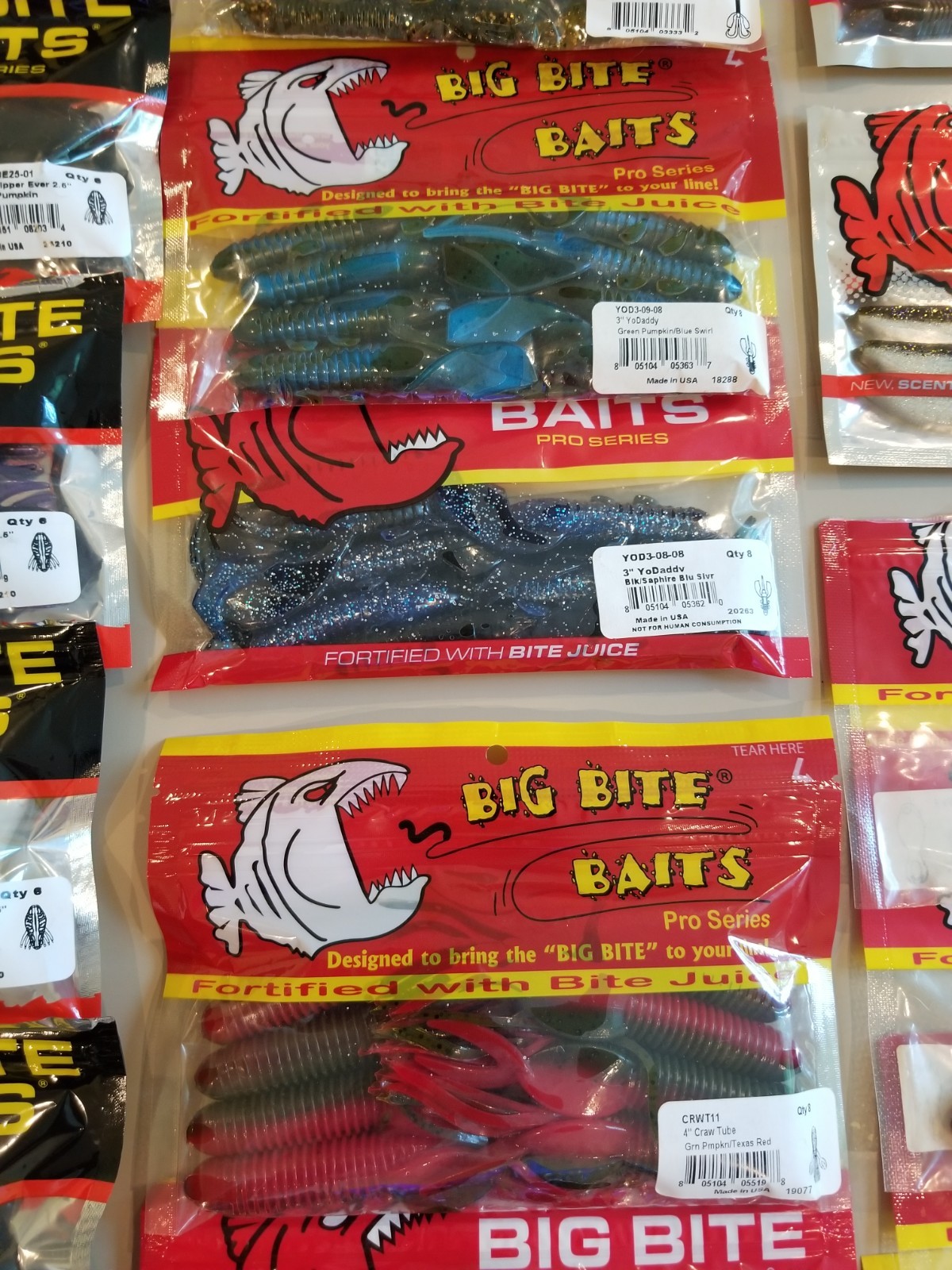 Huge Big Bite Baits Lures Bundle - Creatures, Tubes, Dropshots and More!