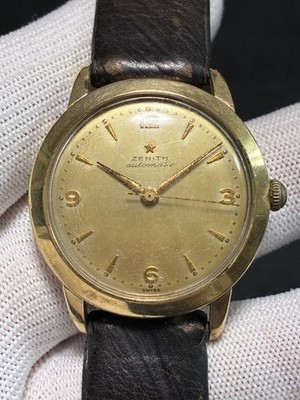 Rare ZENITH Half Rotor cal.133.8 Automatic Working