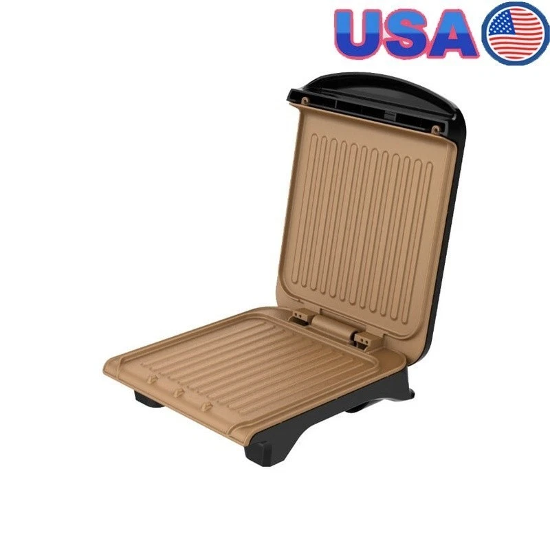 1500W Non-Stick Indoor Grill Panini Press W/ Adjustable Fat Removing Angle New