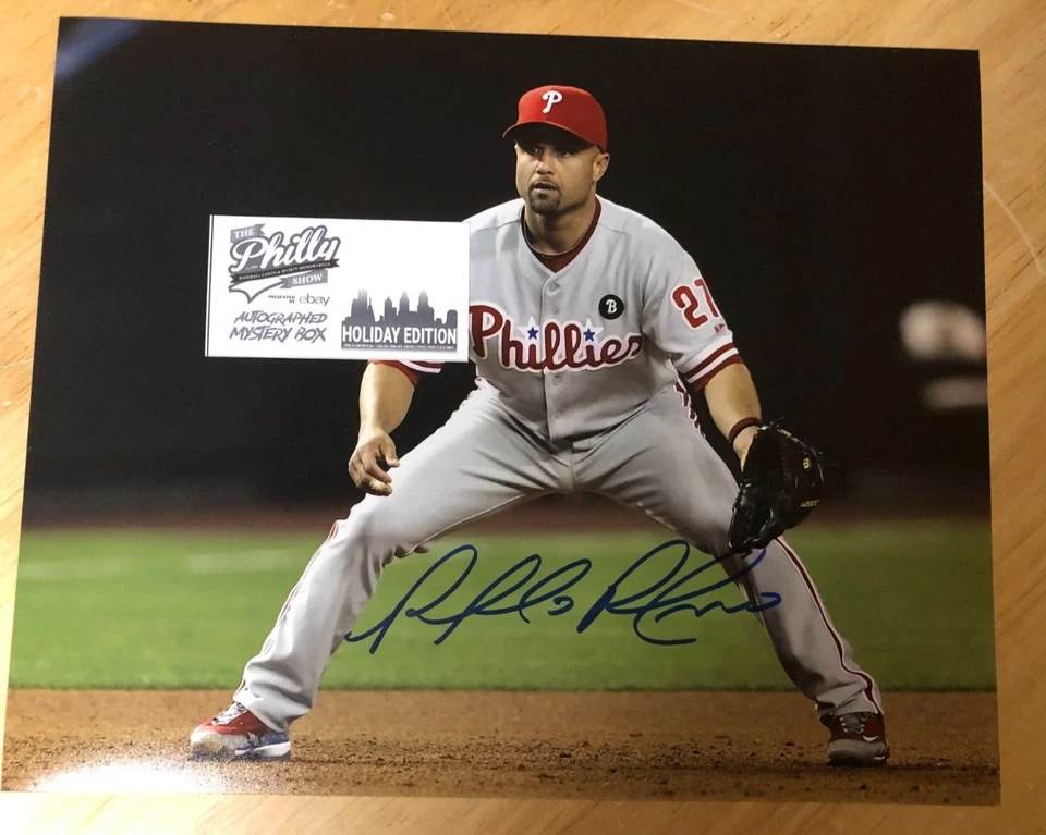 Philadelphia Phillies Placido Polanco Autographed Signed 8x10 Photo COA - Image 3 of 3