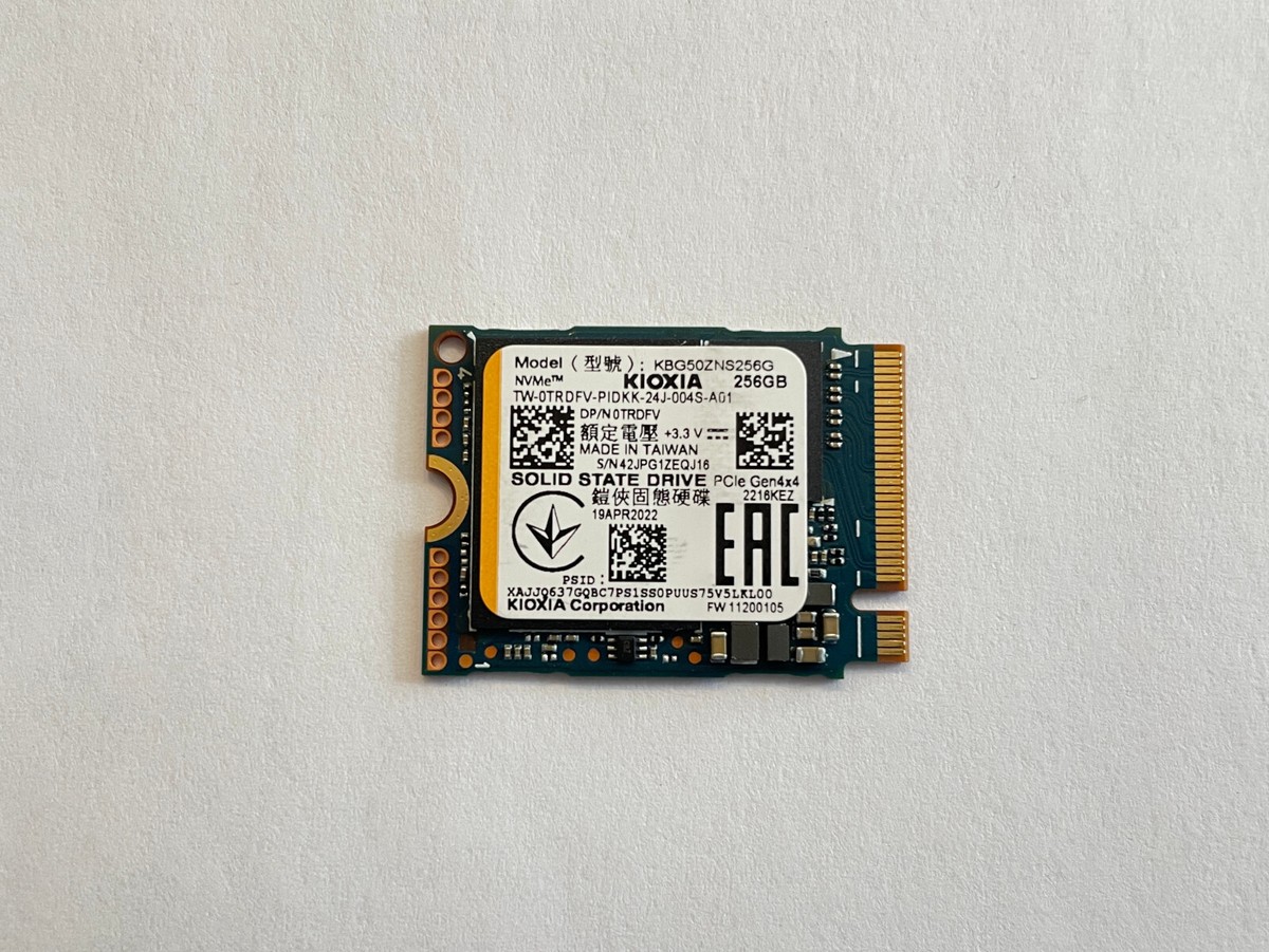 KBG50ZNS256G KIOXIA / Toshiba 256GB M.2 NVMe 30mm Genuine