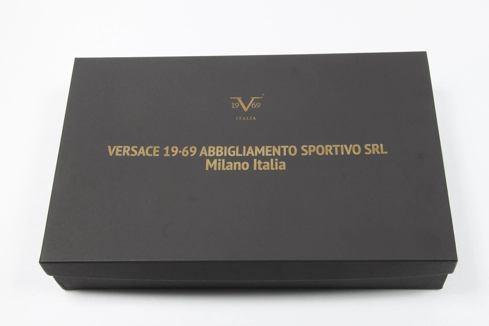 Versace 1969 camicia uomo bianca a righe taglia 15 5" 40 Made in Italy regalo per lui